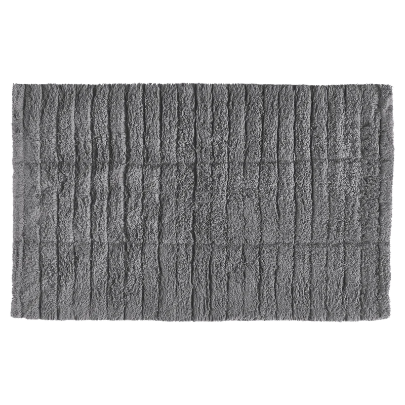 Zone Denmark Bath Mat Grey Tiles 50 x 80 cm